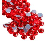 BEADSLAND Hotfix strass, 1440pcs dos plat cristal strass artisanat vêtements bricolage décoration, Siam léger, SS12, 3.0-3.2 mm