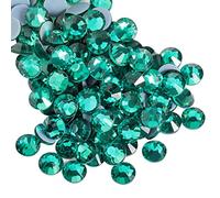 BEADSLAND Hotfix Strass,1440pcs Dos Plat Cristal Strass Artisanat vêtements Bricolage décoration,Zircon bleu,SS12,3.0-3.2 mm