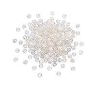 Beadthoven Lot de 1000 perles rondes plates en acrylique transparent - Perles ornées des lettres de l'alphabet A-Z - Pour fabrication de bijoux et bracelets
