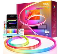 Beaeet Ruban LED Néon 3M RGB+IC avec Bande LED de 288 LED pour chambre et Gaming, Contrôle Wifi APP et Compatible avec Alexa, Ambiance LED Multicolore pour Mariages, Fêtes, Anniversaires et Noël