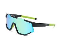 Beafaeur Lunettes Cyclisme Légères Ado Lunettes Soleil Polarisées pour Sport, Cyclisme,Tennis, Rugby, Course à Pied, Sports Plein Air, Protction UV400, pour Enfant garçon/fille de 5 à 16 Ans (vert)