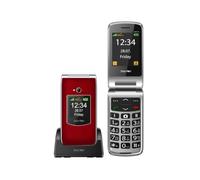 Beafon, Silverline SL605LTE Téléphone Portable à Rabat Rouge Bouton d'appel d'urgence