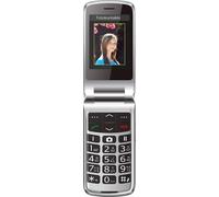 Beafon SL645 plus noir-argent téléphone portable à clapet 2.8", résistant à la poussière et aux éclaboussures - sans contrat pour tous les réseaux