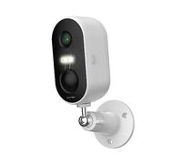 Beafon, Smart Home, Safer 2L Caméra de Surveillance extérieure orientable avec lumière LED, 3MP Super HD, IP65, Blanc, Veille jusqu'à 6 Mois, Batterie 5200 mAh, sans Fil