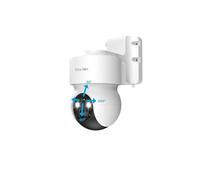 Beafon, Smart Home, Safer 3S Pro, Caméra de Surveillance Extérieure IP65 Protection Contre l'eau et la Poussière, Caméra d'Extérieur Contrôlable, Blanc, Réseau WiFi 2.4G, Android iOS, Caméra de