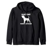 Beagle aux oreilles énormes, le pire auditeur Sweat à Capuche