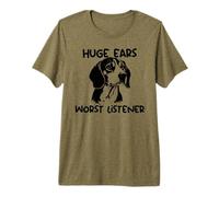 Beagle aux Oreilles énormes, Le Pire auditeur T-Shirt Haut de Gamme