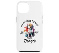 Beagle Cadeau Humour Chien Beagle Femme Homme Coque pour iPhone 13