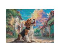 Beagle Chien Chemin de forêt Puzzles 300 Pièces pour Adultes Educa Difficile Activité Créative Décoration Salon Jeu De Réflexion Cadeau Unique 300 PCS