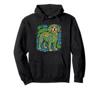 Beagle Coloré Fleurs Tropicales Floral Chien Summer Vibes Sweat à Capuche