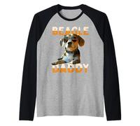 Beagle Daddy Papa Chien Fête des Pères English Beagles Dad Manche Raglan