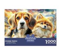 Beagle dans la Ville Puzzle Adulte 1000 Pièces L'Excellence dans Les Défis De Puzzle - pour Une Large Audience : Homme, Femme, Adulte, Enfant Dès 14 Ans 38x26cm/1000pcs