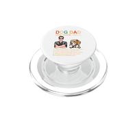 Beagle Dog Dad Definition Best Dog Dad Ever for Fathers Day PopSockets PopGrip pour MagSafe