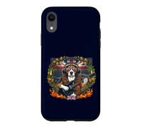 Beagle Dog Hard Heavy Rock Rockstar Guitare Musique Rock Coque pour iPhone XR