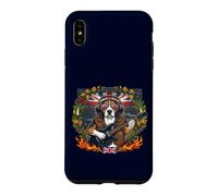 Beagle Dog Hard Heavy Rock Rockstar Guitare Musique Rock Coque pour iPhone XS Max