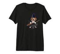 Beagle Dog in The Pocket Witch Hat Halloween T-Shirt Haut de Gamme