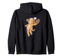 Beagle Dog joue au baseball Sweat à Capuche