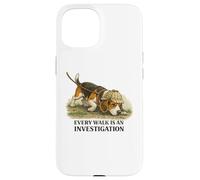Beagle Every Walk est Une enquête drôle pour Les Amoureux des Chiens Coque pour iPhone 15