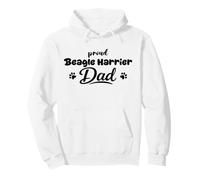 Beagle Harrier Fier Chien Papa Patte Sweat à Capuche