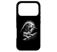 Beagle Jouant Clavier Piano Player Amoureux des Chiens Coque pour iPhone 17 Pro