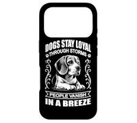 Beagle - Les Chiens restent fidèles à Travers Les tempêtes Coque pour iPhone 17 Pro