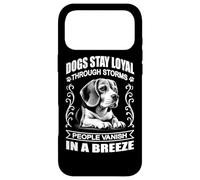 Beagle - Les Chiens restent fidèles à Travers Les tempêtes Coque pour iPhone 17 Pro Max