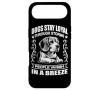 Beagle - Les Chiens restent fidèles à Travers Les tempêtes Coque pour iPhone Air