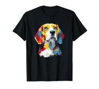 Beagle Lover Colorful Art Dog pour Homme et Femme T-Shirt