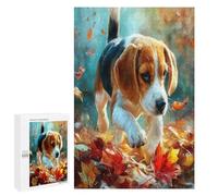 Beagle Puzzle 1000 Pièces Challenge 3D Unique Jeu D'Intelligence pour Adultes Et Enfants Relaxation Artistique Cadeau De Famille Décoration 1000 PCS