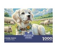 Beagle Puzzles Jeu De Société Adulte Activités Familiales Stimulantes 1000 Pieces Chien Casse-tête Puzzle De Qualité Supérieure pour Adultes 38x26cm/1000pcs