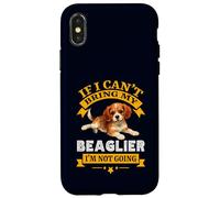 Beaglier : si Je ne Peux Pas amener Mon Chien, Je ne deviendrai Pas Amoureux des Animaux Coque pour iPhone X/XS