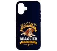 Beaglier : si Je ne Peux Pas amener Mon Chien, Je ne deviendrai Pas Amoureux des Animaux Coque pour iPhone 16
