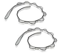 BEAHING 2 pièces chaîne en Marguerite, Sangle de Yoga Solide et réglable de 43 Pouces, Corde Yoga à 8 Boucles pour étirer Le hamac d'exercice Pilates Fitness, Sangle d'escalade