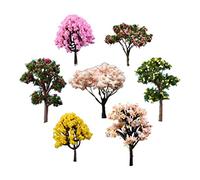 BEAHING Arbre Miniature modèle Mixte Arbre de paysages Miniatures pour fée du Jardin décor 7pcs Arbres Miniatures