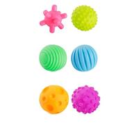 BEAHING Baby Sensory Balls 6 PCS Baby Catch Massage Balles avec BB Sound Boules de Saisie colorée pour Les Enfants bébé, Baby Sensory Balls