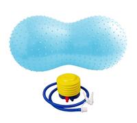 BEAHING Balle d'arachide avec Pompe 35x18 Pouces, en PVC résistant à l'éclatement, Balle d'exercice de Yoga épaisse et Portable pour l'entraînement des Chiens de Travail