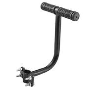 BEAHING Béloche arrière Poignée de siège de sécurité en Acier vélo d'enfants Accessoires de Cycle accoudoir Noir, vélo arrière du siège