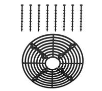 BEAHING Bouchon à Creuser pour Chat, Grille de Pot de Plante, Pot Fleur, Protecteur Couverture Sol avec 8 boulons, 19cm