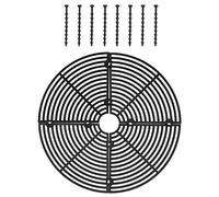 BEAHING Bouchon à Creuser pour Chat, Grille de Pot de Plante, Pot Fleur, Protecteur Couverture Sol avec 8 boulons, 30cm