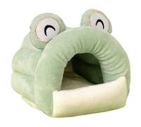 BEAHING Cachette Isolante pour Cochon d'Inde, lit d'hiver Lavable pour Hamster, Confortable et Mignon pour Petit Animal de Compagnie, Furet, Chinchilla, Lapin, Moyen 16 x 13 x 13 cm