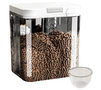 BEAHING Conteneur de Stockage de Nourriture pour Animaux Compagnie, conteneurs Nourriture pour Chien hermétiques Transparents 5 L avec Couvercle, bac empilable pour l'organisation du Garde-Manger
