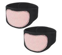 BEAHING Coupe-Bras Tourmaline acupression Auto-Chauffant Coupe-Cuisse -Vent Cou Wamer 2 pièces avec Point Rouge, Cuisse