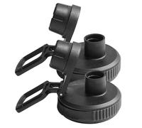 BEAHING Couvercle de Bouteille d'eau de Remplacement, 2 pièces, Couvercle Bouteille d'eau Anti-Fuite avec poignée, Bec Brillant et Lisse, Bouchon Remplacement en Plastique sans BPA, Bouche Large