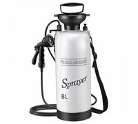 BEAHING Douche de Camping Portable Douche Portable 8 L avec tête de pulvérisation 10 Modes et Tuyau 9, 84 Pieds pour Jardin Pique-Nique randonnée Plage Pompe Nettoyage Voiture