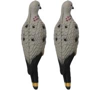 BEAHING Dove leurres pour chasser 2 pcs 11x3,2 Pouces de Pigeon réaliste 3D cibles de tir à l'arc de Mousse Eva Soft Eva Accessoires DE Chasse DE COUPA