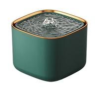 BEAHING Fontaine d'eau Automatique Verte pour Chat, Distributeur d'eau Potable pour Animaux de Compagnie pour Chats et Petits Chiens, favorise l'hydratation