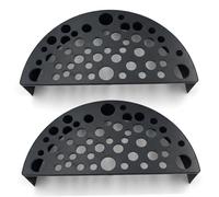 BEAHING Grotte à crevettes 2 pièces Peaux de crevettes Semi-circulaires pour Aquarium Grotte en Plastique pour Aquarium 4.5x2.2 Pouces, Cacher