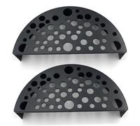 BEAHING Grotte à crevettes 2 pièces Peaux de crevettes Semi-circulaires pour Aquarium Grotte en Plastique pour Aquarium 4.5x2.2 Pouces, Cacher