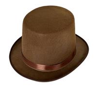 BEAHING HAT TOP, chapeau haut de gamme pour enfants, 11x10.2x5.1 Disque de fantaisie plate, magicien en feutre, Unisexe Funny Kids For Dress Up Prom Carnival Party