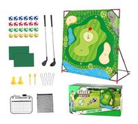 BEAHING Jeu de Golf pour Enfants, Ensemble de Tapis d'entraînement avec Club et Balle pour l'intérieur
